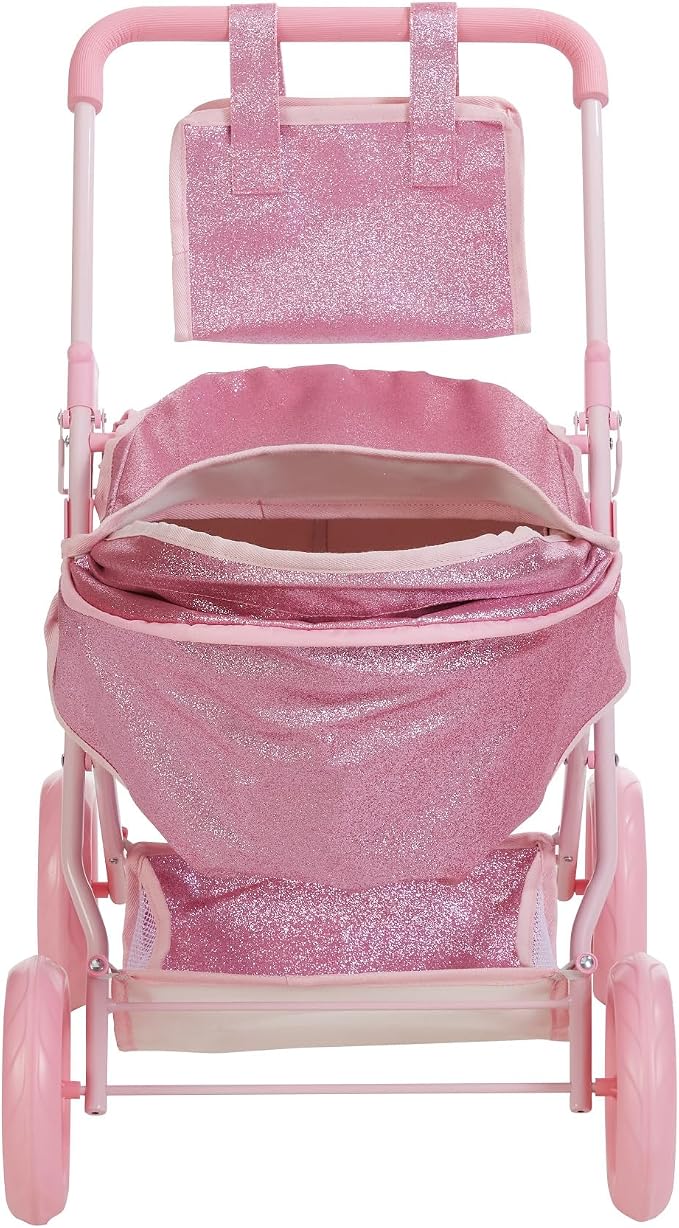 Olivia's Little World Baby Doll Bassinet Pram - Image 4