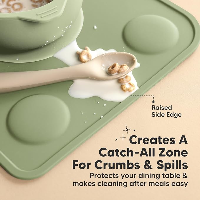 KeaBabies 2-Pack Silicone Placemats - Image 5