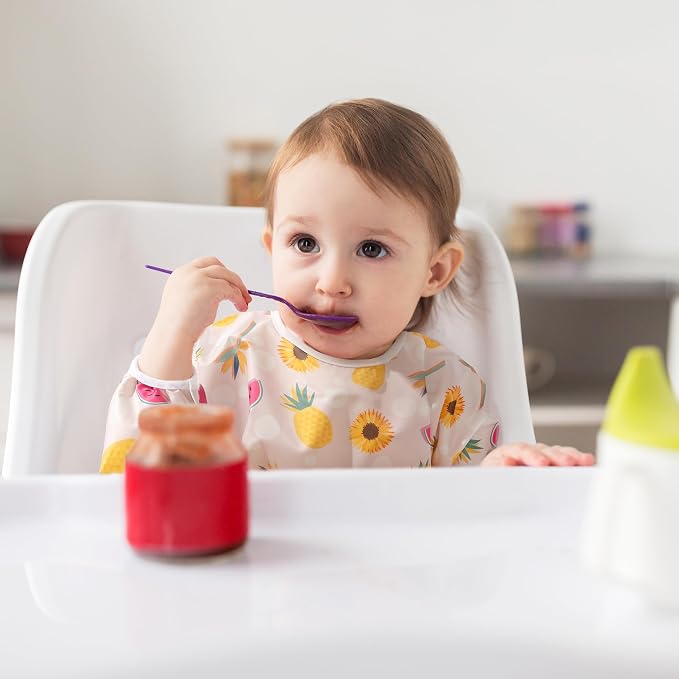 3 Pcs Long Sleeved Bib Set|Baby Waterproof Bibs - Image 8
