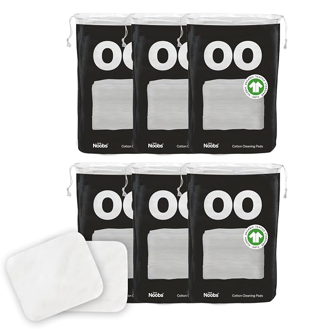 Baby Cotton Pads for Diaper Change by LoveNoobs, Ultra Soft 100% Organic Extra by LoveNoobs%C2%AE