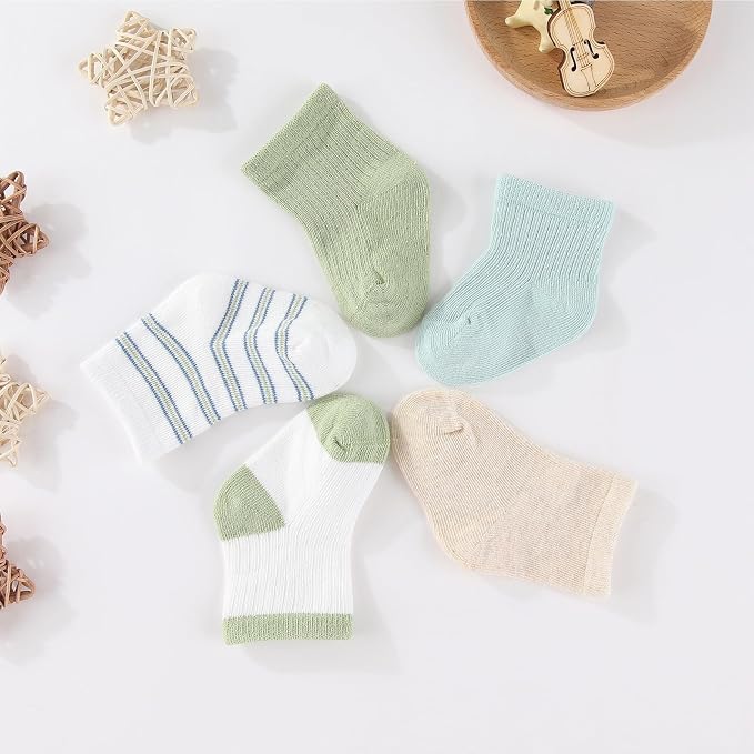 15 Pack Infant Hats Gloves Socks Unisex Baby Boy Girl Accessories Set Cotton - Image 7