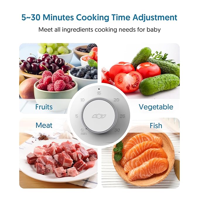 Baby Food Maker Bellababy Baby Food Processor, Puree Blender Steamer - Image 3