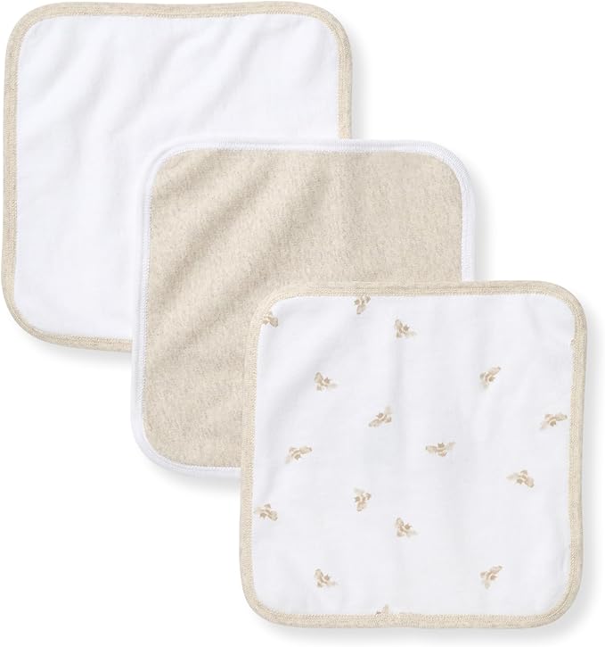 Burt's Bees Baby Infant Washcloths, 100% Organic Cotton, Soft and Super by BurtsBeesBaby