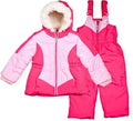 Arctic Quest Little Girls Bib Snow Pants and Ski Jacket Water-Resistant Snowsuit by ArcticQuest
