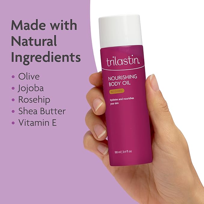 TriLASTIN Belly Oil | Vitamin-Infused Stretch Mark Oil | Body Serum - Image 4