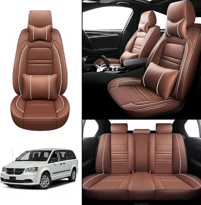 Car Seat Covers for Dodge Grand Caravan 1999-2020 | 5-Seats Seat Covers - Image 2