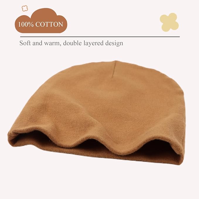 Bamery Cotton Baby Girl Hat Preemie Boys Beanie Newborn Hospital Hats Winter - Image 5