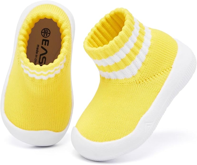Eashi Baby Boy Girl Non-Skid Indoor Infant Walking Shoes Breathable Warm - Image 3