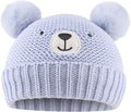 JANGANNSA Cute Bear Baby Beanie Pompom Baby Boys Hat Infant Toddler Winter by JANGANNSA