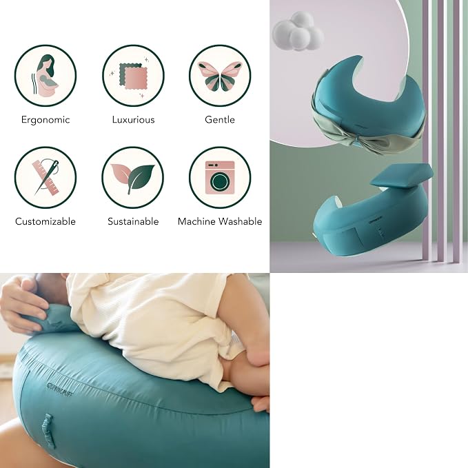 Premium Egyptian Cotton Nursing Pillow - Image 6