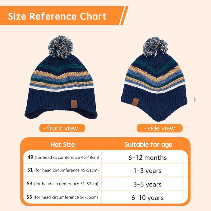 Moon Kitty Baby Boys Hats Toddler Beanies - Image 6