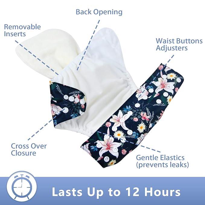 Leekalos Cloth Diapers Reusable - Image 3