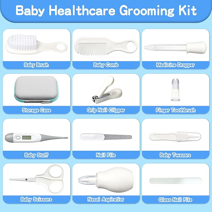 Baby Healthcare and Grooming Kit, Baby Safety Care Set, Baby Electric Nail - Image 2