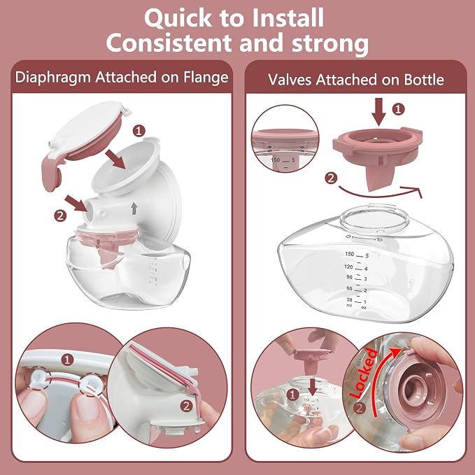 2pcs Duckbill Valves and 2pcs Double-Layed Diaphragm Compatible - Image 7