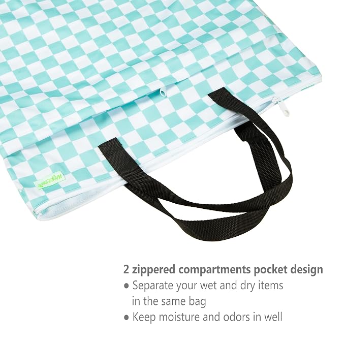 wegreeco Reusable Hanging Wet Dry Cloth Diaper Bag - Image 5