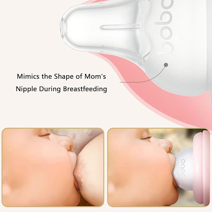 YOHKOH Baby Bottle Nipples for Wide Neck Bottles, 100% Natural Feel Silicone - Image 4