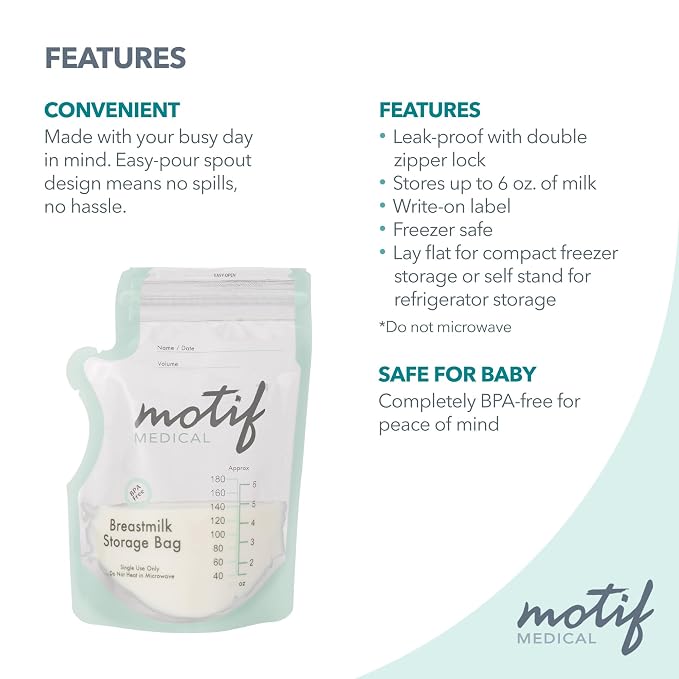 Motif Medical Breastmilk Storage Bags - Image 5