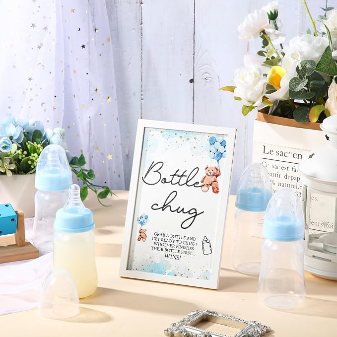 Roowest Bottle Chug Baby Shower Games Favors Including 18 Pcs Feeding Bottles - Image 5