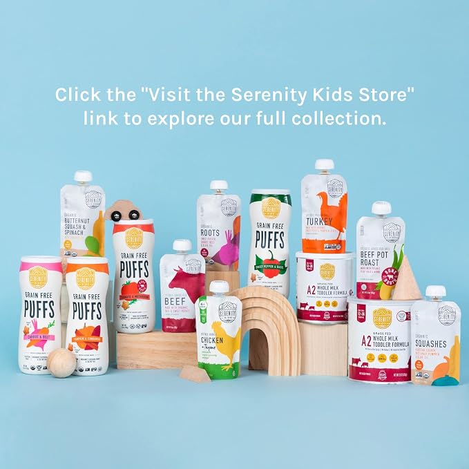 Serenity Kids 6+ Months Veggie Puree Baby Food Pouches - Image 8