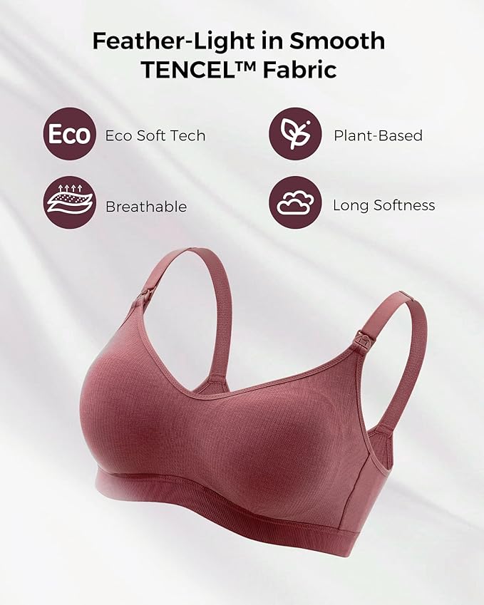 Momcozy Hands-Free Pumping Bra, Wireless & Seamless HF010 Breast Pump Bra - Image 4