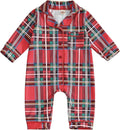 Balaflyie Baby Girl Button Down Pajamas Romper One-Piece Jumpsuit Long Sleeve by Balaflyie