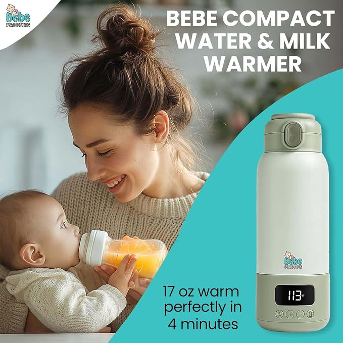 Portable Bottle Warmer for Travel 17oz, 45W Fast Charge, Long Battery Life - Image 7