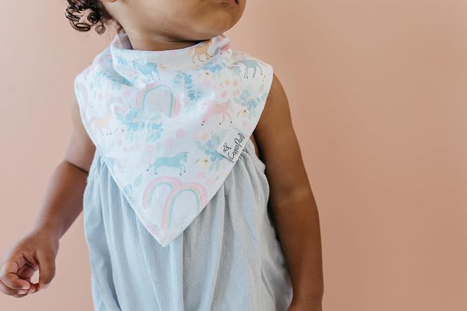 Copper Pearl 4 Pack Soft Cotton Baby Bibs - Image 4