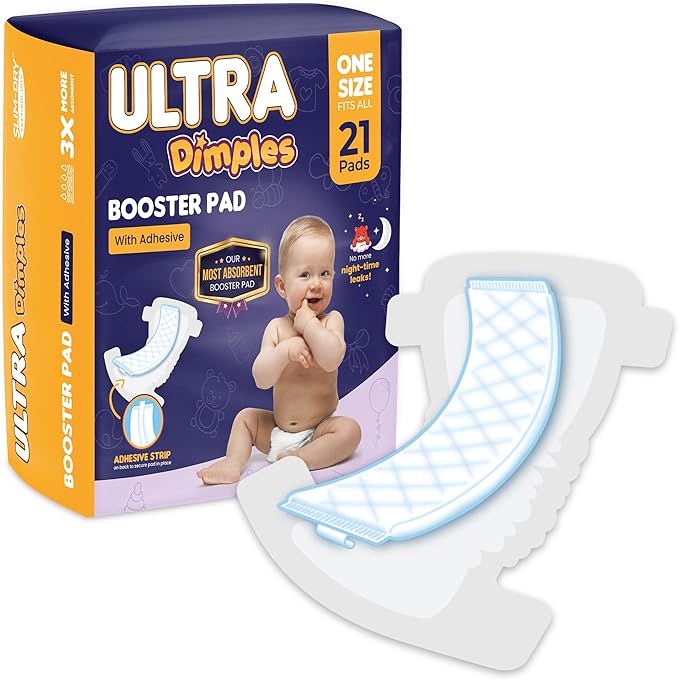 Inspire Ultra Dimples Diaper Booster Pads | Our Most Absorbent Diaper Inserts - Image 2