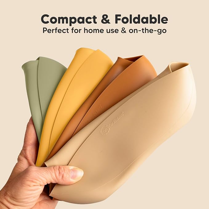KeaBabies 2-Pack Silicone Baby Bibs - Image 8