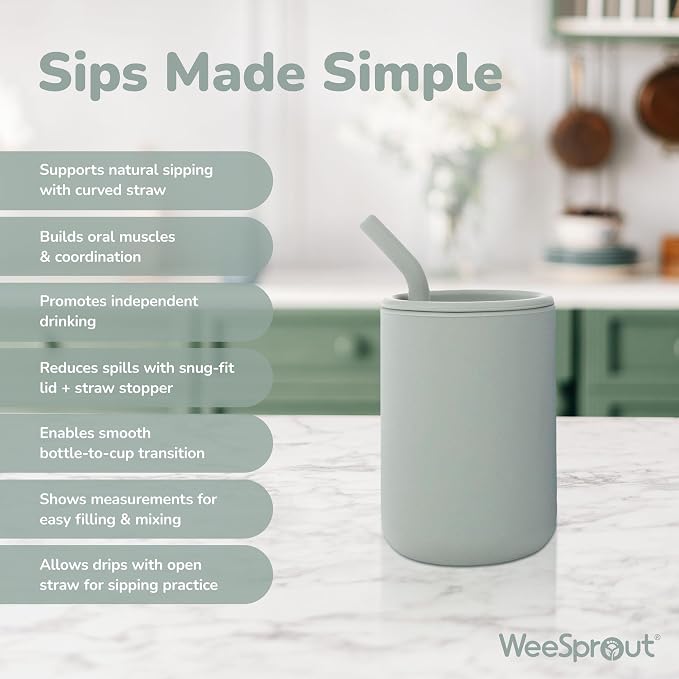 WeeSprout Silicone Baby Cups - Image 3