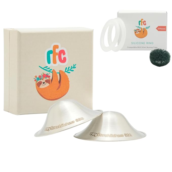RFC Silver Nursing Cups by Unknown
