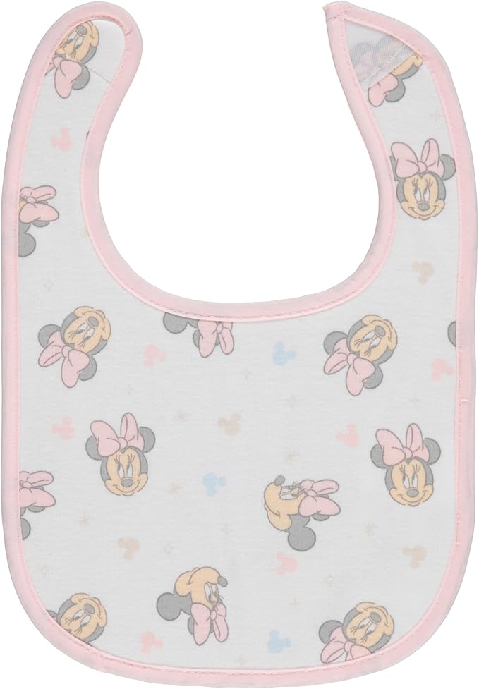 Disney 10-Pack Mickey Mouse Baby Bibs – Ten Soft, and Adjustable Cotton Bibs - Image 4