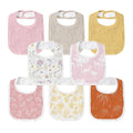 GLLQUEN BABY Muslin Drool Bibs for Boys Girls 8 Pack, Adjustable Baby Bibs for by GLLQUENBABY