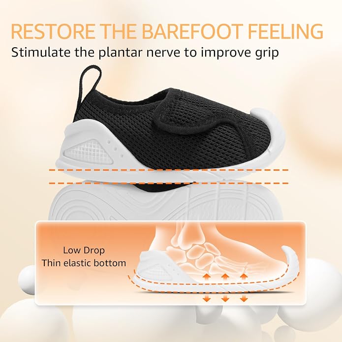 Baby Boys Girls First Walking Shoes Wide Toe Box Infant Sneakers Lightweight - Image 8