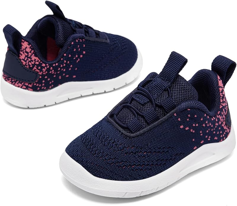MORENDL Toddler Slip On Sneakers Baby Walking Shoes Non-Slip Breathable Unisex - Image 3