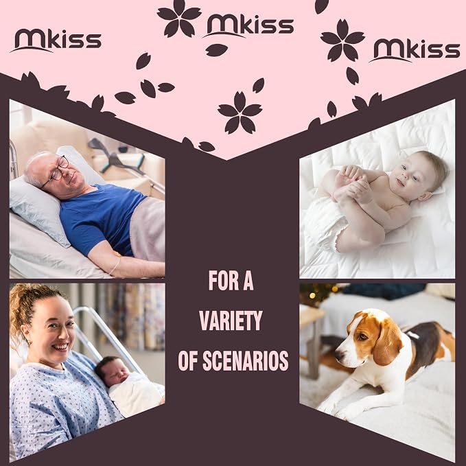 MKISS Heavy Duty Incontinence Underpads, Tear-Resistant Chucks Pads - Image 7