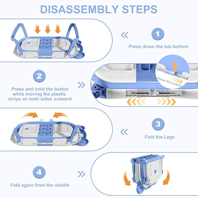 MoreFeel Collapsible Baby Bathtub - Image 5