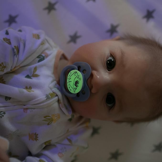 Dr. Brown's Advantage Glow-in-the-Dark Baby Pacifier, Fully Symmetrical Soother - Image 17