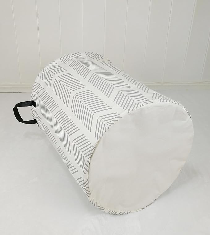 Round Laundry Hamper Storage Basket Laundry Organizer Hamper Storage Bins - Image 3
