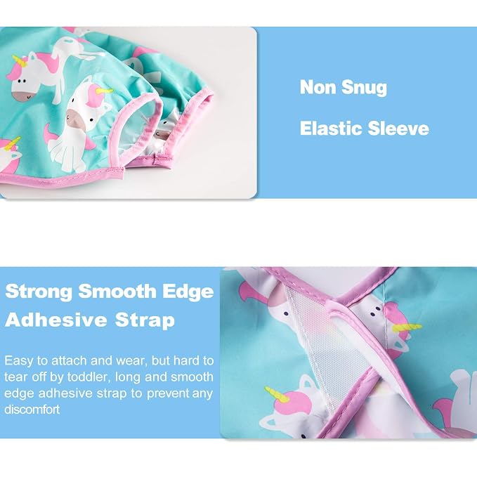 Long Sleeve Bibs For Babies 6-24 Months Full Coverage Shirt Bib for Baby Boys - Image 2