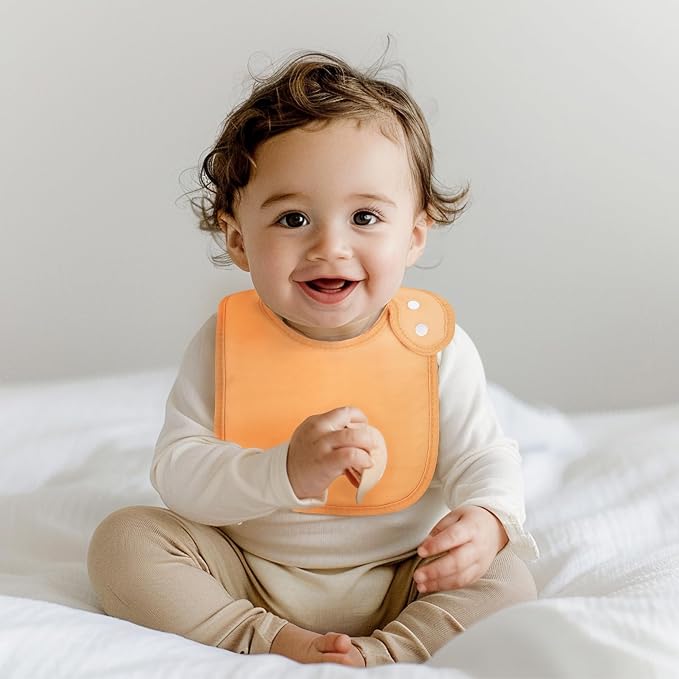 Baby Bibs Soft and Absorbent Organic Cotton Bandana Drool Bibs Set - Image 6