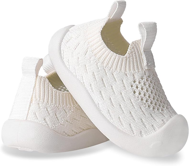 Baby Walking Shoes Toddler Girl Boy Soft Sole Breathable Cotton Canvas Shoes by Charrost