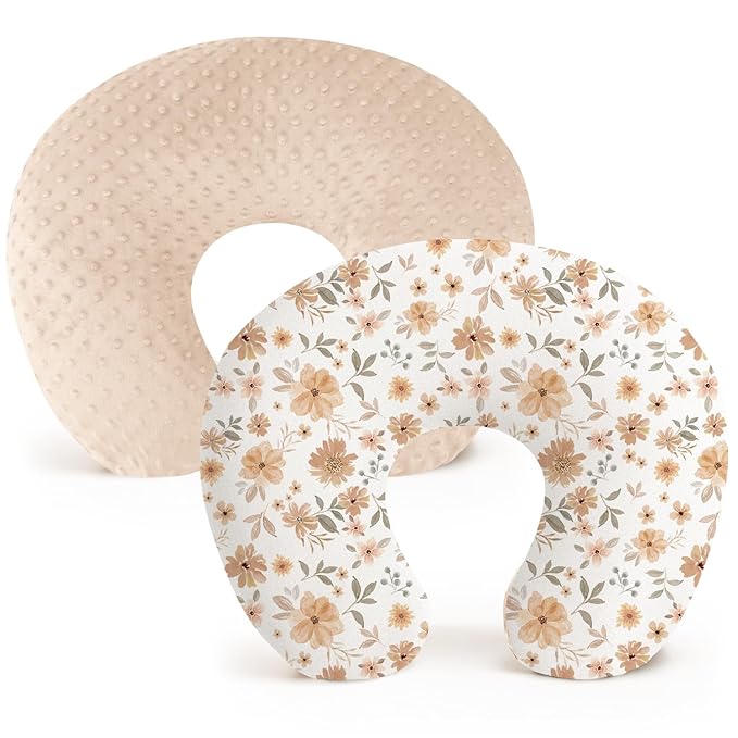 Konssy 2 Pack Nursing Pillow Covers, Soft and Comfortable Nursing Cover by Konssy