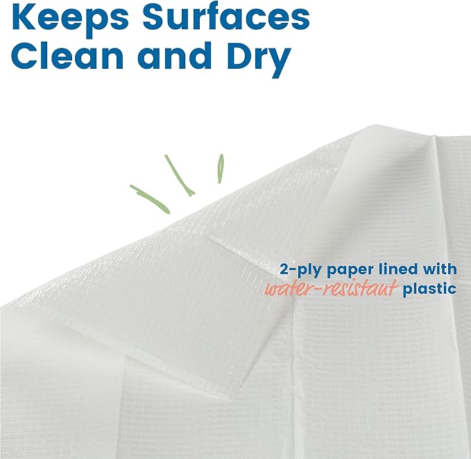 ECR4Kids 2-Ply Disposable Sanitary Liner, Changing Station Tissue - Image 3