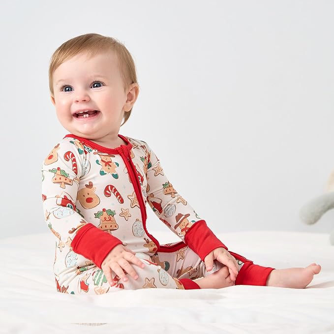 pureborn Baby Infant Boys Girls Sleeper Snug Fit Viscose from Bamboo Pajamas - Image 3
