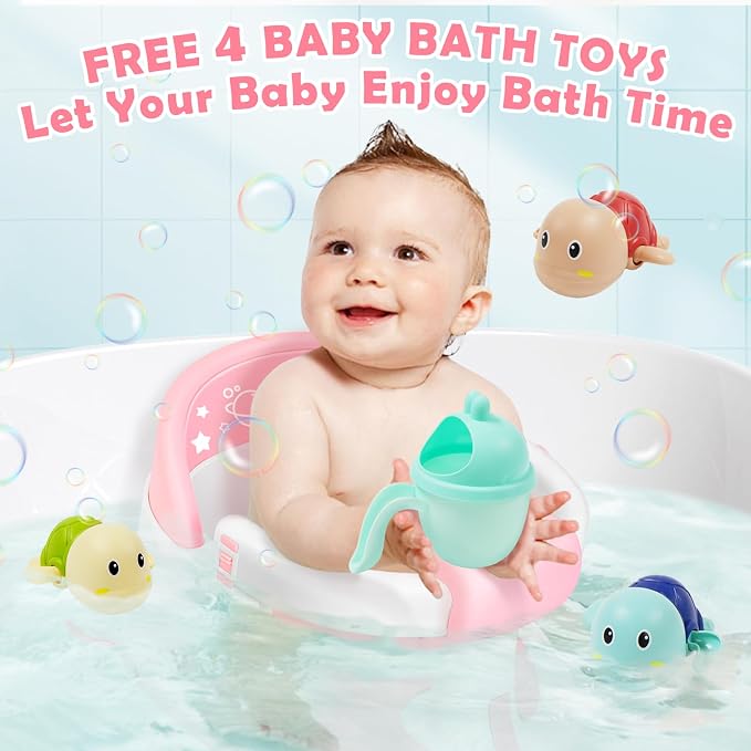 Baby Bath Seat for Babies 6 Months & up, Baby Bath Seat, Non-Slip Toddler Bath - Image 5