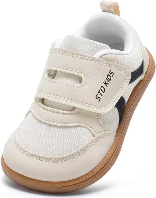 Toddler Wide Toe Box Barefoot Shoes Boys Girls Sneakers Kids Tennis Shoes by STQKIDS