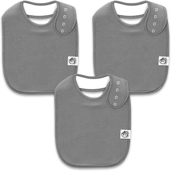 3 Pack Baby Bibs for Boys & Girls | Cotton, Absorbent Drooling & Teething Bib | by GigglyGoose%C2%AE