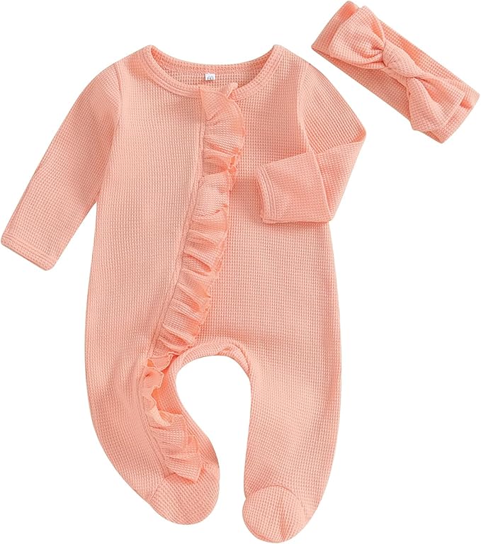 CIYCUIT Baby Girls Cactus Footies Newborn Zip Up Onesie Romper by CIYCUIT