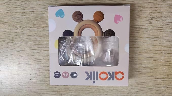 akolik Teething Toys for Babies, Baby Teethers Toy Teething Ring Silicone - Image 8